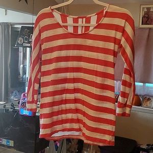 Gap Quarter Sleeve Striped Shirt
